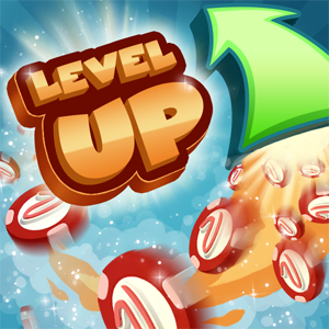 Gift Links, , Get on my level! Try to pass me with these chips!, Reaching that next tier gave me tons of BONUS chips &amp; new rewards!